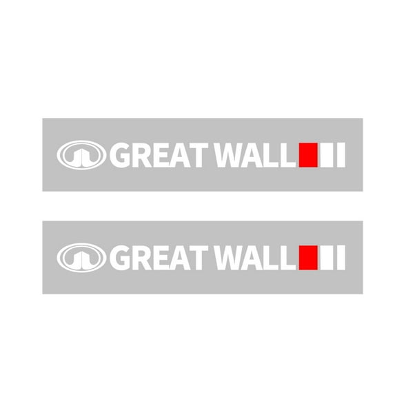 Silver 2 pieces-Car Stickers products Film For Great Wall Haval Hover H3 H5 H6 H9 Window Wiper Reflective Sport Decals Automobile Accessories