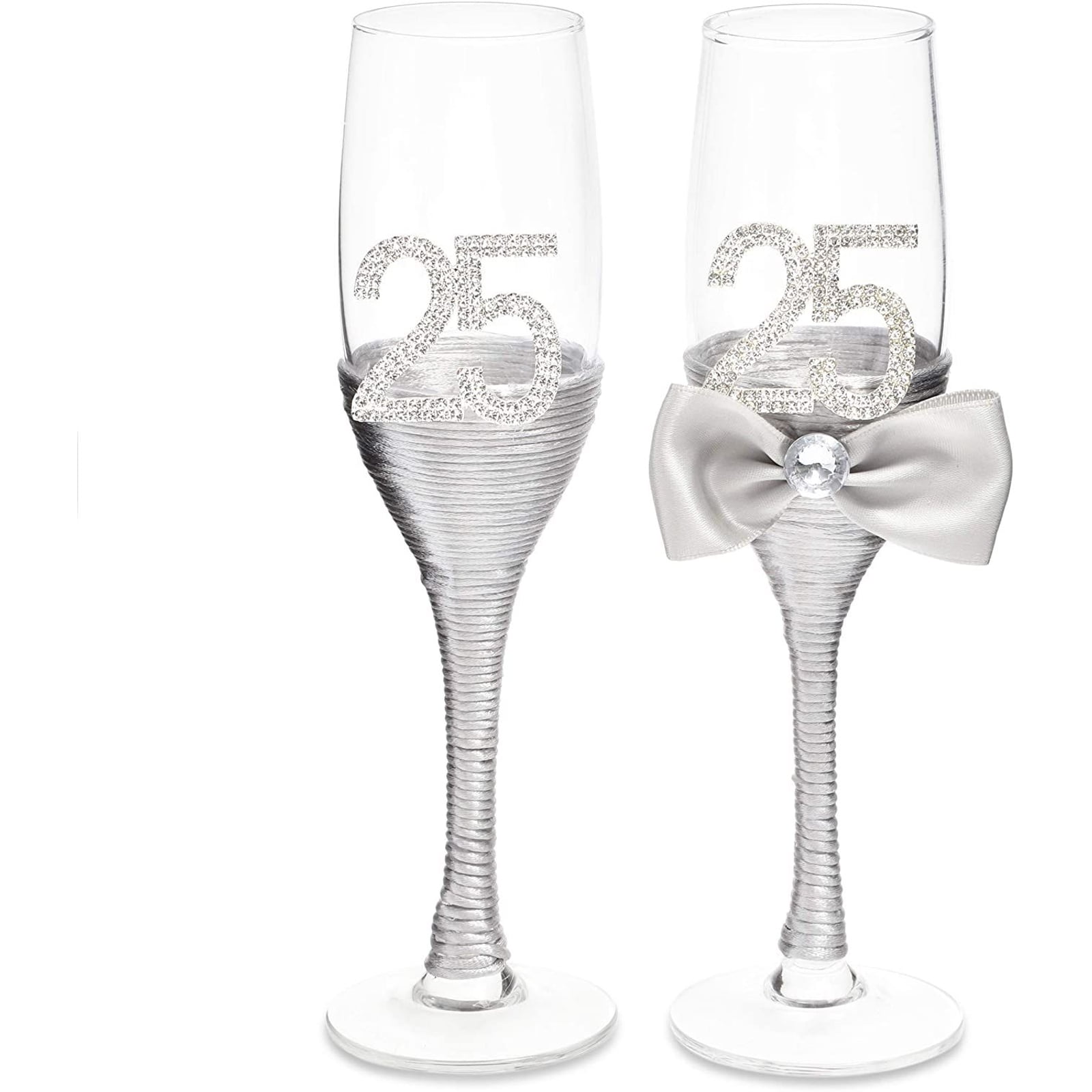 Eastland Flute Champagne Glasses Set of 16 - Quick Candles