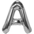 thumbnail image 1 of Silver 40 Inch Foil Letter Balloon - Stunning Decor for Unforgettable Celebrations (A), 1 of 1