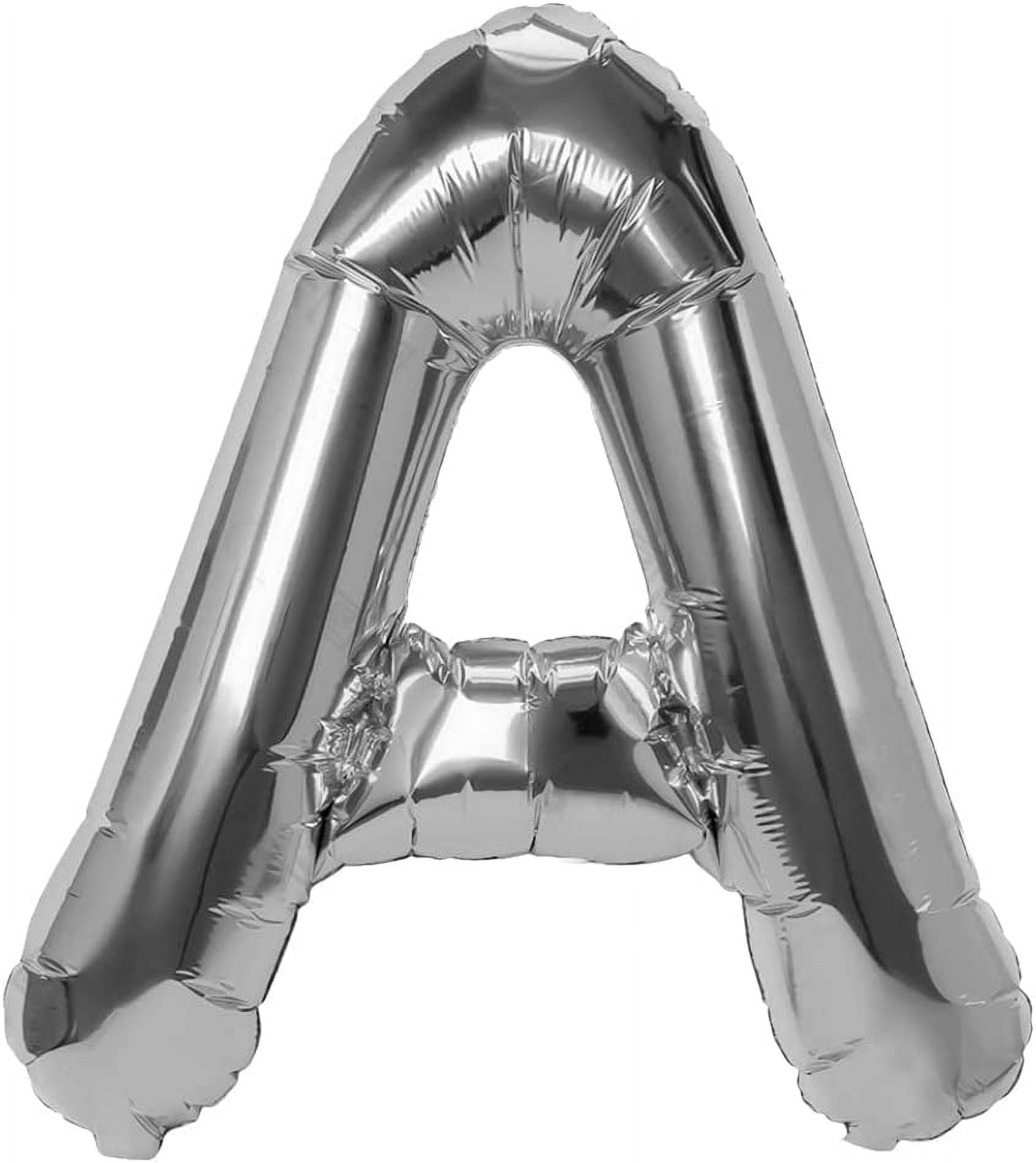 Silver 40 Inch Foil Letter Balloon Stunning Decor For Unforgettable 