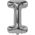 thumbnail image 1 of Silver 40 Inch Foil Letter Balloon - Stunning Decor for Unforgettable Celebrations (I), 1 of 1