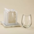 thumbnail image 1 of Kate Aspen Silver Shimmer Display/Gift/Favor Box, Wedding/Party Decoration, can Hold&nbsp;9 oz. Stemless Wine&nbsp;Glasses&nbsp;&nbsp;(Set of 12), 1 of 2