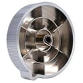 Silver ABS Replacement Knob for Washing Machines & Dryers Ergonomic