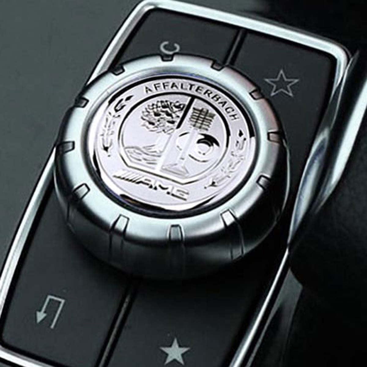 Silver AMG Center Console STF9 Multimedia Control Switch Button Knob ...