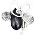 thumbnail image 1 of Silver Abstract Bug Pin, 1 of 2
