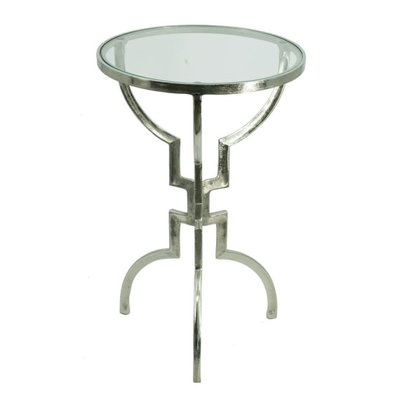 Silver Accent Table - Nickel