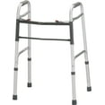 thumbnail image 1 of Silver Adult Standard Folding Walker - X-Small with 5 Inch Wheels - 1 Each / Each - 4090PW5, 1 of 1