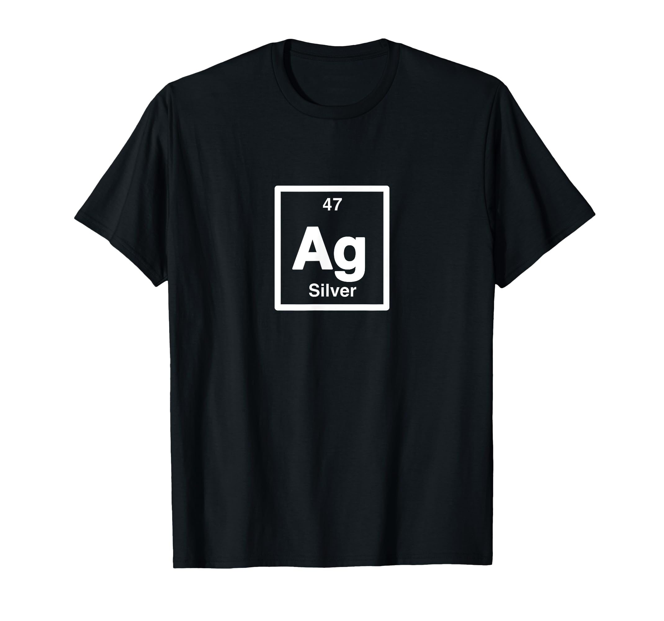Silver Ag Periodic Table of Elements Science Gifts TShirt