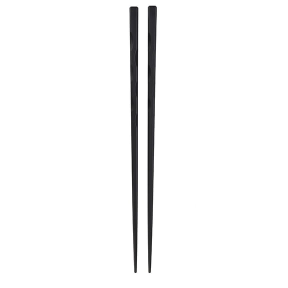 Silver Alloy Japanese Chopsticks, 24cm Threaded Design, Non-Slip Reusable Sushi & Asian Dining Chopsticks (Silver, Alloy, 1 pair)