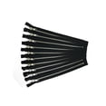 thumbnail image 1 of Silver Aluminum YKK Zippers No. 5 Metal 10 inch Zips in Black Pack of 12, 1 of 2