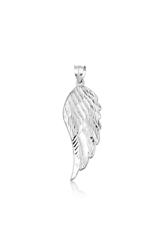 Silver Angel Wing Pendant (Small)