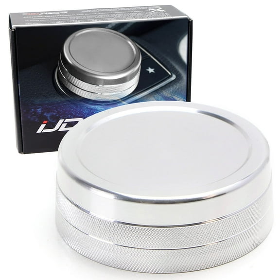 Silver Anodized Aluminum Center Console Command Control Knob Wheel Cover For Mercedes A B C E S CLA GLA GLK ML GL Class