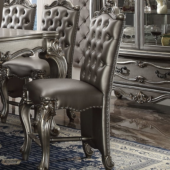 Silver & Antique Platinum Finish / Versatile Seating Option / Extended Sitting Comfort