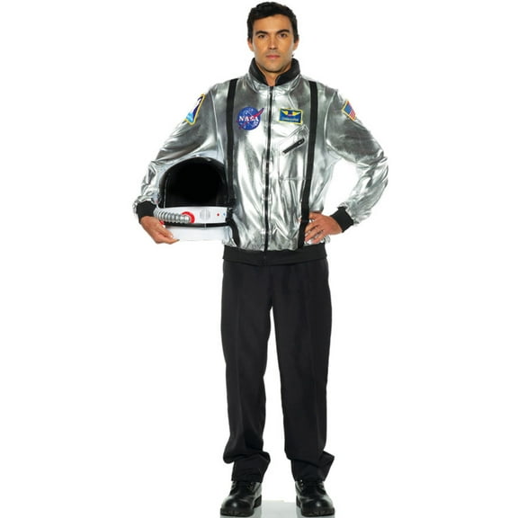 Men's Astronaut Silver Space Costume Jacket 2X-Large 48-50
