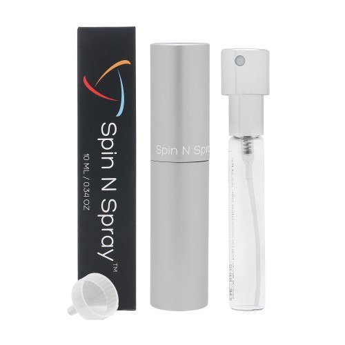 SILVER ATOMIZER by SPIN N SPRAY (Packaging BOX)