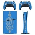 thumbnail image 1 of Silver Badge PS5/PS5 Slim Digital Disc Skin Sticker For Console And Controller Skins, 1 of 7