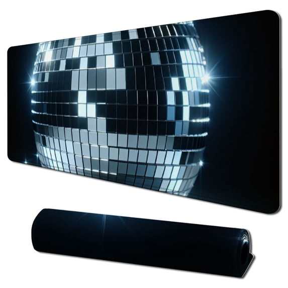 Silver Ball Round Mouse Pad , Cute Mouse Pad, Silver Mouse Pad, Coaster Circular Mouse Pads for Computers Laptop