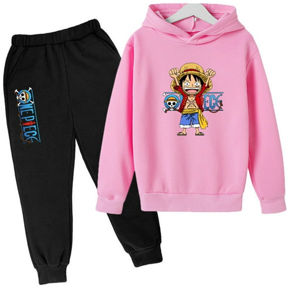 Silver Basic Boys Fashion One Piece Hoodie Set For Boys&Girls Captain Print Hoodie Pants Teenagers 100,FENHEI-1