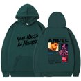 thumbnail image 1 of Silver Basic Hip Hop Fashion Pullover Anuel Printed Oversize Hoodie Street Wear XL,GreenBlack-1, 1 of 1