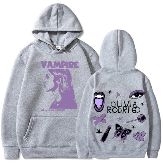 Silver Basic Hoodie Print Women's Unisex Fashion Hip-hop Casual Oversized Pullover Streetwear S,Grey-1