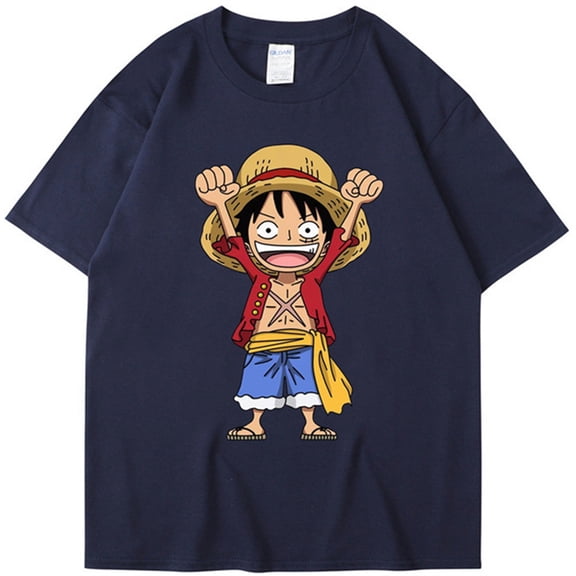 Silver Basic Men's Round Neck Short Sleeved Anime Character Cotton T-shirt With Printed Casual Daily Top M,ZQ-1