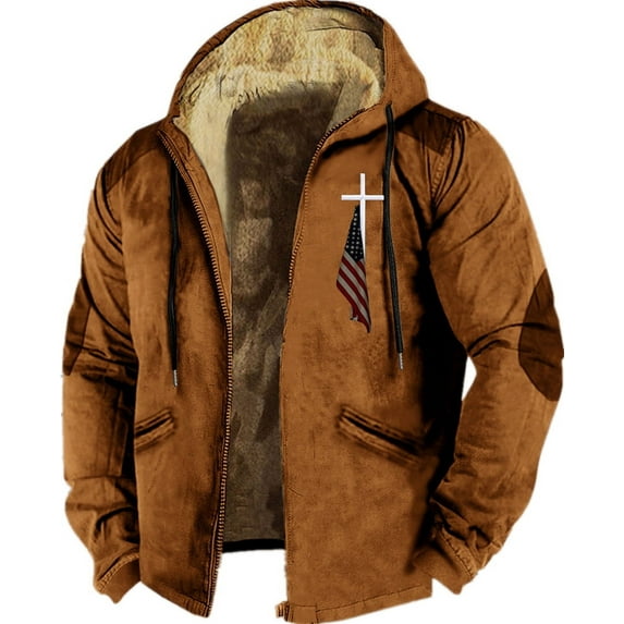 Silver Basic Mens 3D Tie-dyed Plush Sports Shirt Unisex US Warm Zipper Hoodie Cotton Jacket Clothes XXS,Orange-1