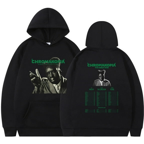 Silver Basic Rap Artist Printed Adult Long Sleeved Street Hip-hop Retro Sports Hoodie M,Black-1