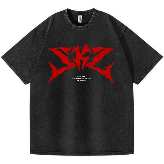 Silver Basic Retro Stray Short Sleeved T-shirt With Letter Print Pure Cotton Women's And Men's Streetwear Tops 2XL,Black-1