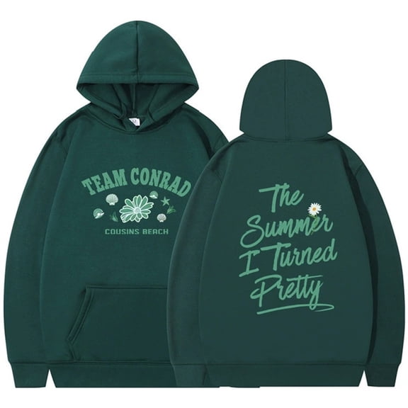 Silver Basic Summer beautiful unisex winter hooded sweatshirt for teenagers and girls, round neck long sleeved sweatshirt with pockets 2XL,Green-1
