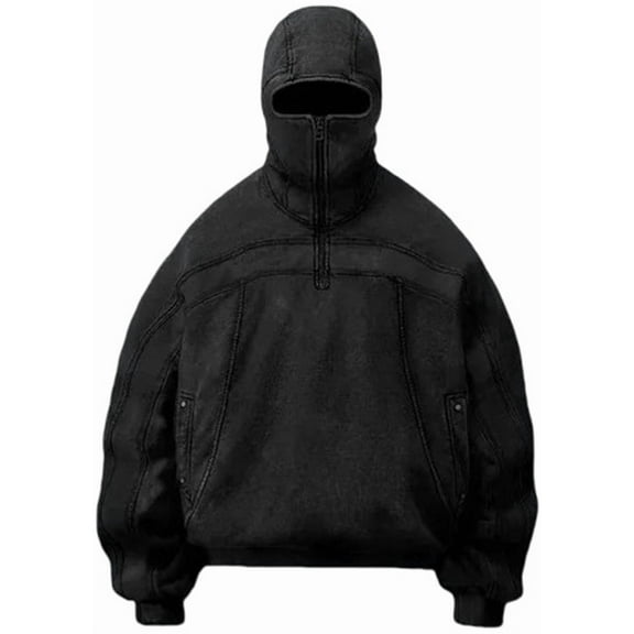 Silver Basic Trendy Lightweight Cotton Hoodie With Zipper And Hat, Long Sleeved Casual Sports Outdoor Pullover M,Black-1