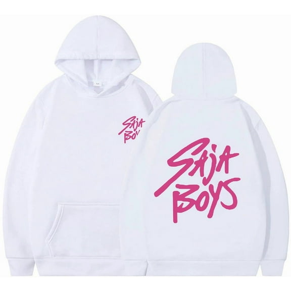 Silver Basic Unisex Kpop Boys Animated Graphic Tee With Vibrant Text Design Casual Hoodie XS,White-1