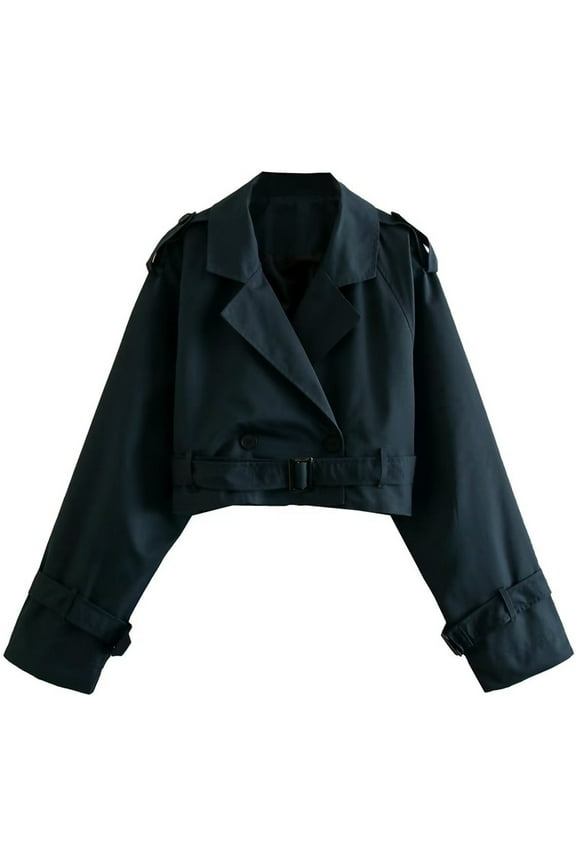 Women's Short Windbreaker Lightweight Outdoor Jacket Travel Slim Fit Wind Coat S,ZQ-1