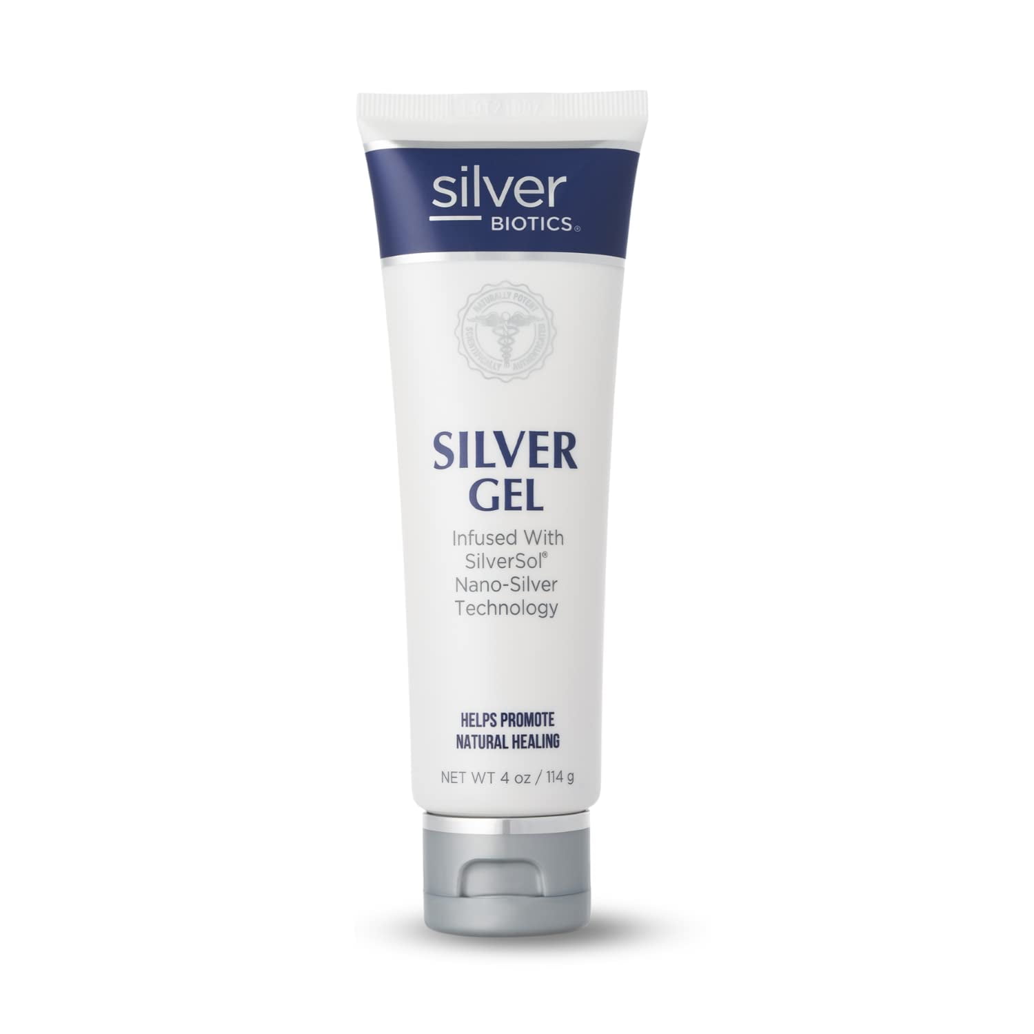 Silver Biotics Colloidal Nano SilverSol Ag₄O₄ 20 ppm Healing & Soothing Gel Great For Healing