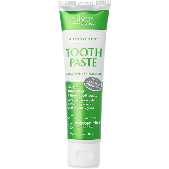 Silver Biotics Toothpaste Wintermint, 4 Oz..