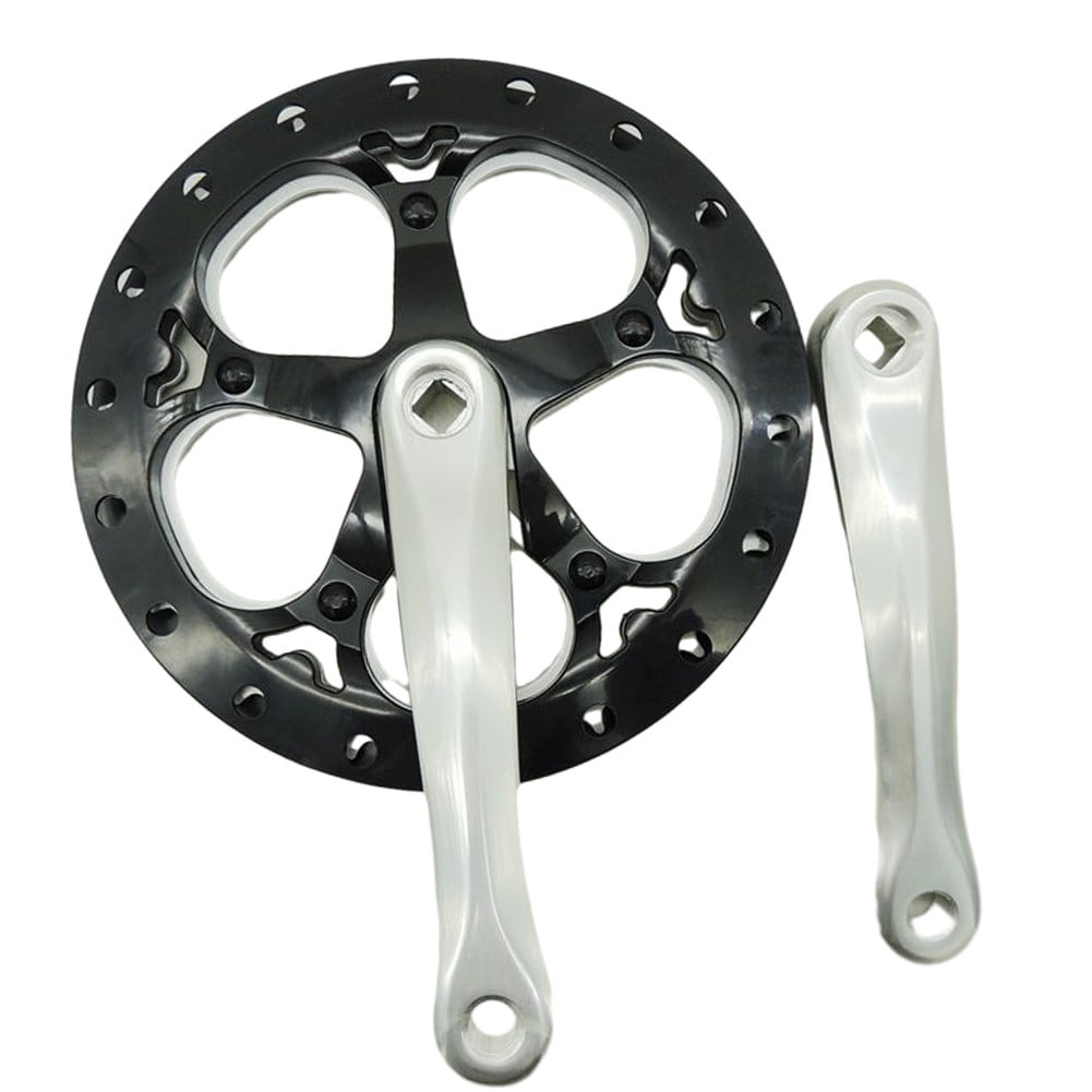 Silver +Black Bicycle Road Folding Bike Chainset Wheel 52T 170Mm for