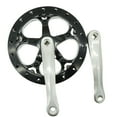 Silver +Black Bicycle Road Folding Bike Chainset Wheel 52T 170Mm for