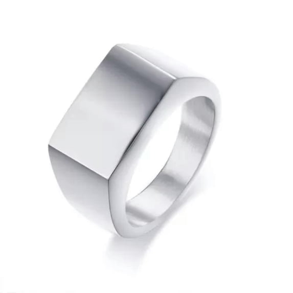 Silver/Black/Gold 13mm High Polished Band Male's Stainless Steel Ring Size 5-12
