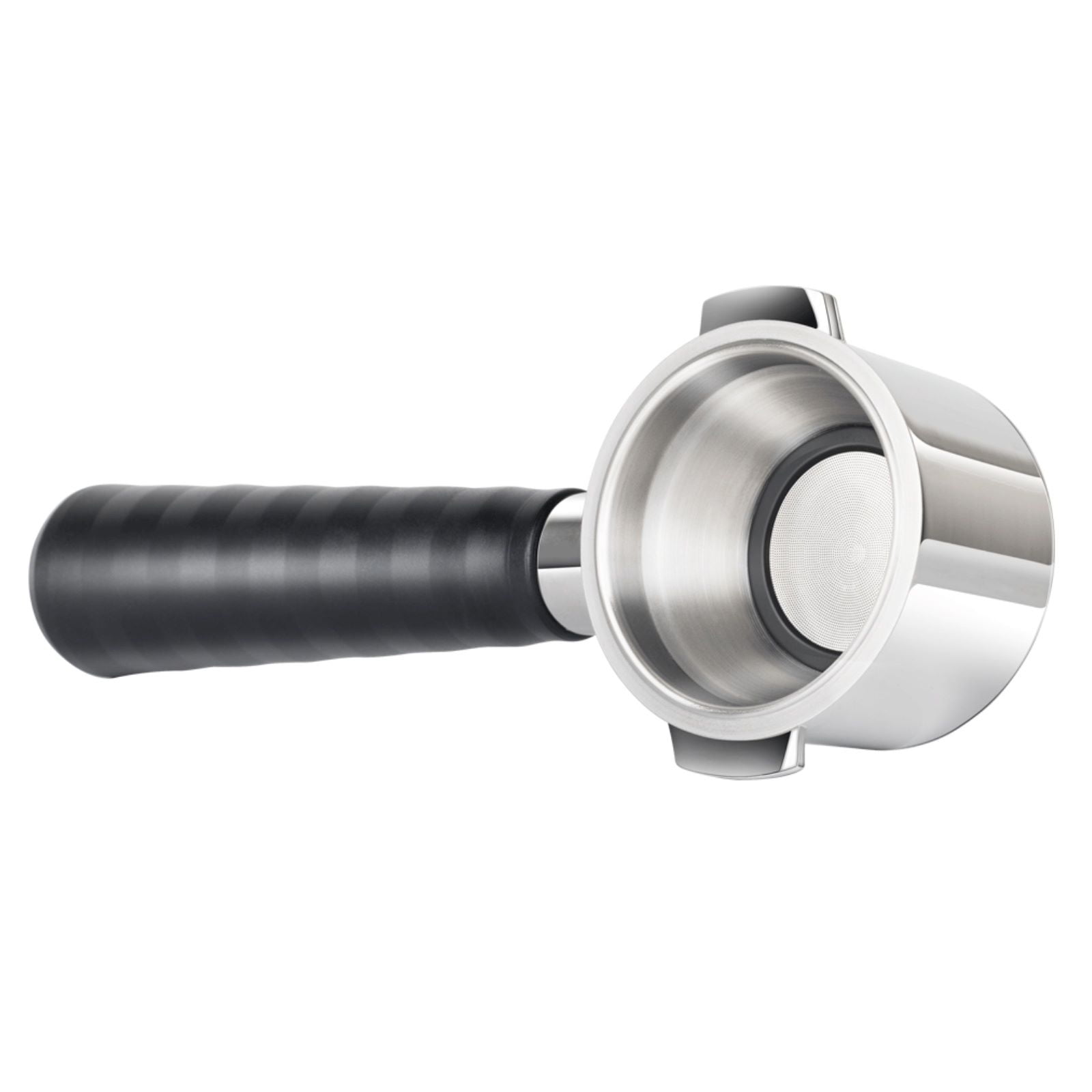 Silver & Black Portafilter for Coffee Lovers Replacement for Delonghi ECP35.31