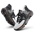 thumbnail image 1 of Silver Black Sequins Painting Walking Shoes for Men Woman Lightweight Tennis Fashion Elastic Sports Shoes Cushion Basketball Shoes, 1 of 7