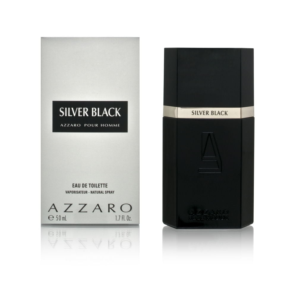 Silver Black Eau De Toilette Spray By Azzaro - 1.7 oz Silver Black Eau De Toilette Spray By Azzaro - 1.7 oz