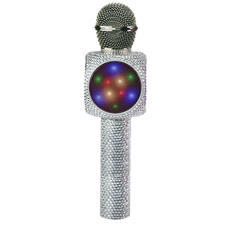 Mini Microphone - Iridescent Crystal