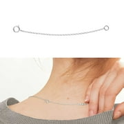 YILLMSN Silver Bracelet Necklace Lengthening Extension Chain Adjusting Chain Lengthening Tail Chain Handmade DIY Jewelry Accessories