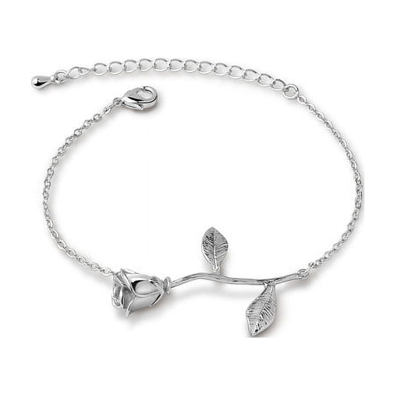 Silver-Brass-Rose-Flower-