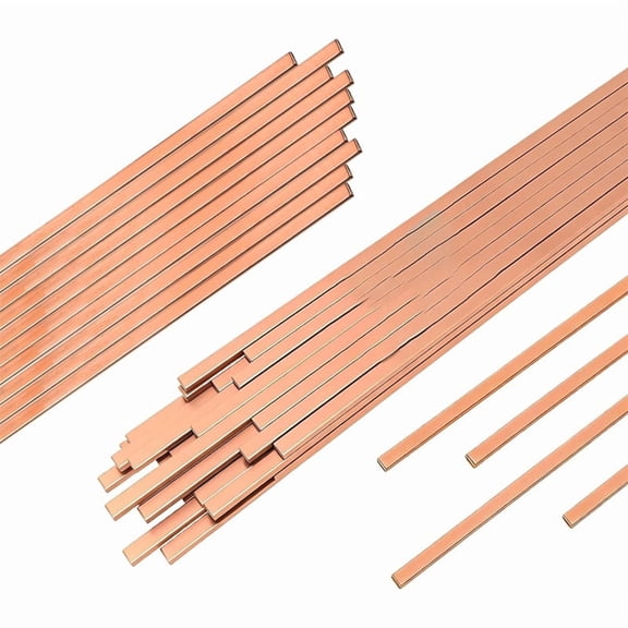 Silver Brazing Rods, 42 PCS Brazing Rods, Alloy Phosphor Copper Brazing Flat Welding Rod for Refrigerator Hvac and Cold