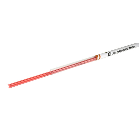 Silver Brazing Solder Rod - Flux Coated - 56% Ag - AWS BAg-7 - Size: 1/16" x 18" - (5 Sticks)