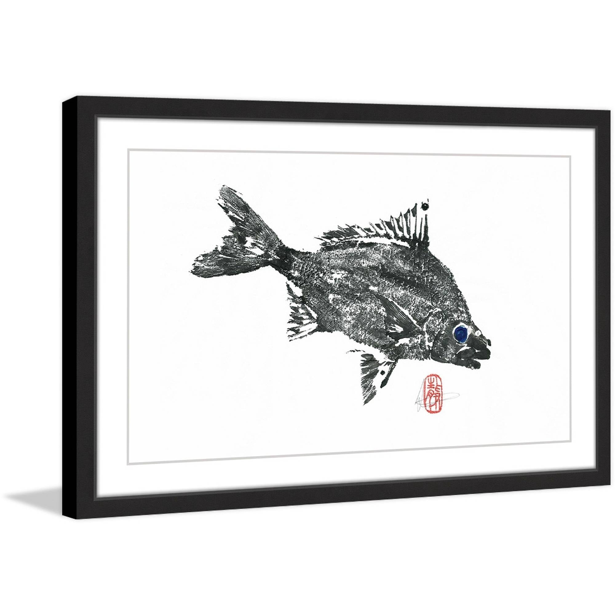 "Silver Bream" Framed Painting Print