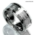 thumbnail image 1 of Silver Brushed Tungsten Carbide Rings for Men, 1 of 6