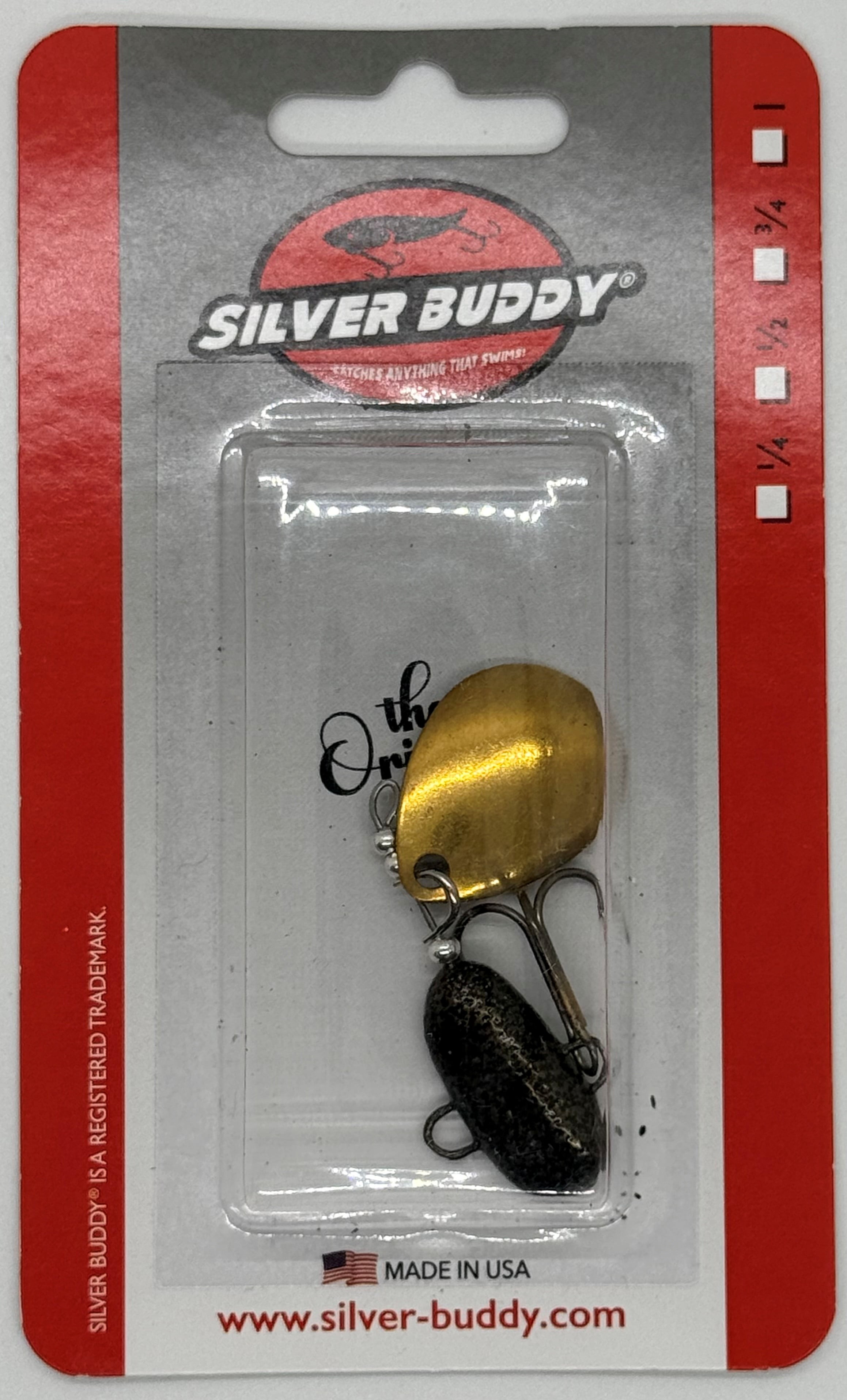 Silver Buddy L'il Buddy 1/2 Gold Miner Minnow