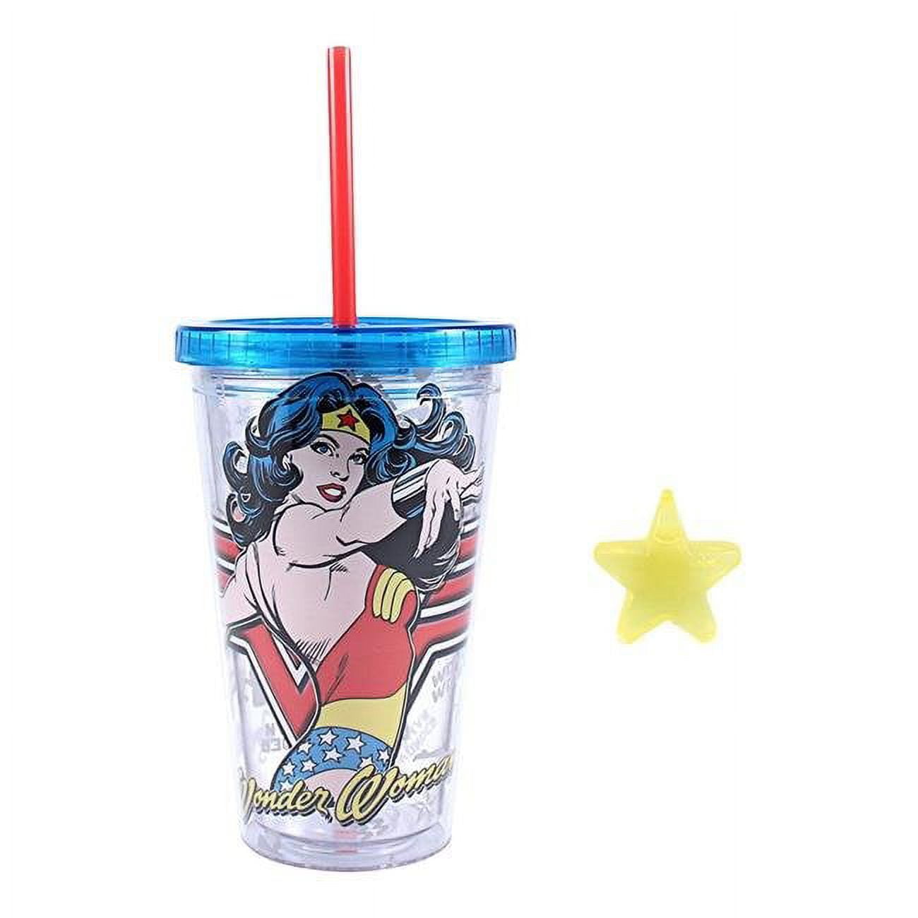 Silver Buffalo Disney Princesses Tumbler with Reusable Ice Cubes 16oz