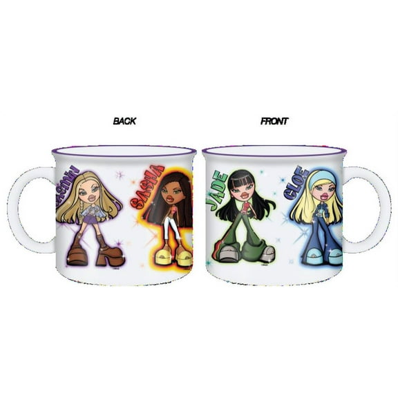 Silver Buffalo Bratz Ceramic Camper Mug, 20 oz